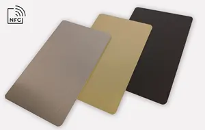 High-end Custom Card With QR Code 4K Gold NFC Metal Business Card