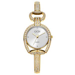 Reloj de pulsera de lujo para mujer con incrustaciones de diamantes en forma de gota, reloj de moda retro para mujer, reloj de cuarzo para mujer para banquetes - Product Image 5