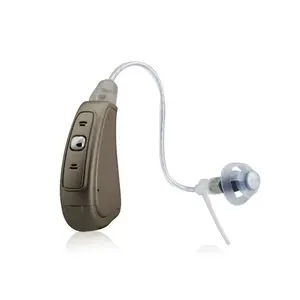 Высококачественные невидимые перезаряжаемые слуховые мини-аппараты RIC для тяжелой потери слуха