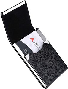 Pour <span class=keywords><strong>Amazon</strong></span> vente chaude grande quantité affaires <span class=keywords><strong>porte</strong></span>-cartes en métal Logo personnalisé Promotion cadeau nom <span class=keywords><strong>porte</strong></span>-<span class=keywords><strong>carte</strong></span> pour hommes en PU - Product Image 2
