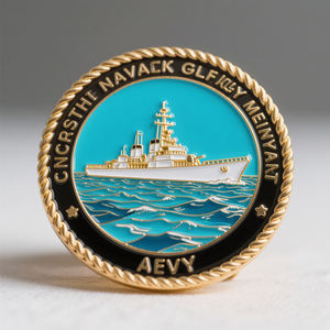 Challenge Coin Divers Ébauches de sublimation en métal antique personnalisé commémoratif à collectionner Challenge Silver Usa Challenge Coin - Product Image 2