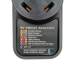 Nema TT-30ตัวแปลงวงจรอะแดปเตอร์ป้องกัน<span class=keywords><strong>ไฟ</strong></span>กระชาก RV พร้อมไฟแสดงสถานะ <span class=keywords><strong>LED</strong></span> สำหรับรถพ่วงค่าย - Product Image 5