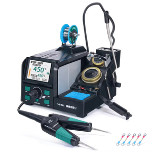Estación <span class=keywords><strong>de</strong></span> Retrabajo <span class=keywords><strong>de</strong></span> Precisión YIHUA 982D-I con Calibración Automática <span class=keywords><strong>de</strong></span> Temperatura, Doble Punta, Desoldadura SMD y Reparación Electrónica <span class=keywords><strong>de</strong></span> Componentes <span class=keywords><strong>de</strong></span> Orificio Pasante - Product Image 2