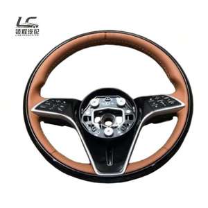 Volant personnalisé de luxe en fibre de carbone avec LED pour <span class=keywords><strong>Mercedes</strong></span>-Benz Classe G W205/W222 GLA45/GLS <span class=keywords><strong>63</strong></span>/E63/ <span class=keywords><strong>GT</strong></span>/S65/GLC43/C43/C63/SL550 - Product Image 1