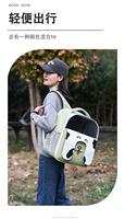 Sac à dos de transport pour animaux de compagnie au design de dessin animé, sac respirant en tissu Oxford pour chats de moins de 6 kg, idéal pour les voyages en extérieur