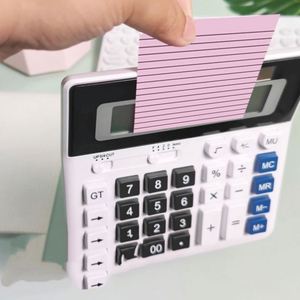 HengXin Transparent <b>Sticky</b> <b>Note</b> 3*3inch With Line Stationery Macaron Color School Supplies - Product Image 4