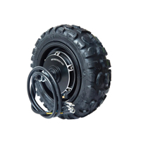 55-90 km/h 11 "pneus tout-terrain 11 pouces pour vélo de Scooter à double entraînement 48v 1200w 60v 1600w 72v 3000w roue de moteur de moyeu