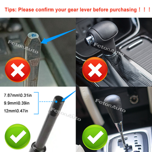 クリスタルギアシフトノブトヨタレクサスホンダBMW 8mm 10mm 12MMスレッドカーパワーギアハンドル - Product Image 4