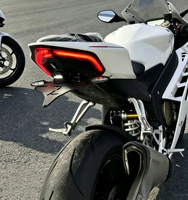 Support de plaque d'immatriculation à queue courte en acier inoxydable pour moto, support arrière modifié pour Zhangxue 500RR 820RR
