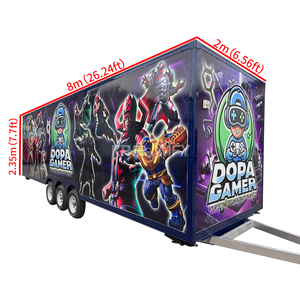 Offre d'usine 2025 : Camion mobile en fibre de verre à vendre, nouveau modèle, petite taille, remorque alimentaire avec personnalisation du logo - Product Image 1