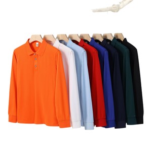 Camisa Polo de Manga Larga Personalizada para Mujer, Uniformes de Trabajo Transpirables de Poliéster para Estudio de Arte, Ropa de Otoño - Product Image 5