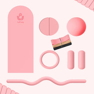 Kit d'accessoires de Pilates unisexe bande de résistance en tissu extensible de couleur personnalisée cercle magique bloc de Yoga anneau de Pilates <span class=keywords><strong>barre</strong></span> de gymnastique haltère - Product Image 1