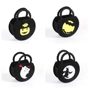 DAMAI Halloween Basket Halloween Candy Totes Bags Cute Handbag Basket Buckets Trick or Treat Bags for Halloween Home - Product Image 5