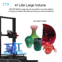 Printer 3D FDM Industri Satu Warna Pilihan Multiwarna Sumbu Logam Impresora 3d Perataan Otomatis Printer 3d