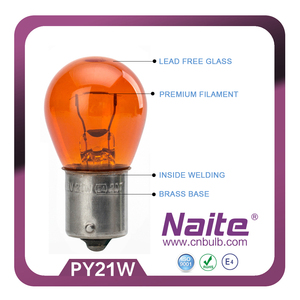 12V Bóng Đèn Nhỏ 1156 S25 PY21W 12V 21W Hổ Phách Xe Đuôi Ánh Sáng Bóng Đèn Tự Động - Product Image 5