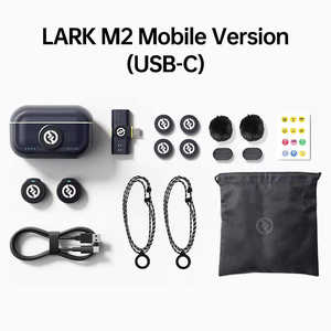 Micrófono Lavalier Inalámbrico Hollyland <span class=keywords><strong>Lark</strong></span> M2 Combo Hi-Fi con Cancelación de Ruido para Smartphone, iPad, Cámaras DSLR y Videocámaras - Product Image 2