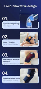 Envoltura de rodillera con calefacción ajustable con masaje hombro alivio del dolor articular masajeador vibración codo hombro rodilla calefacción - Product Image 2