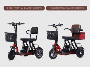 קורקינט ניידות פנאי מתקפל בעל שלושה גלגלים, מנוע ללא פחמים, סוללת ליתיום, טווח נסיעה 30-60 ק\\\"מ, שלדת פלדה - Product Image 4