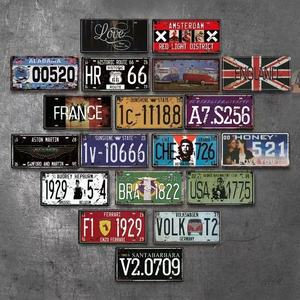 Letreros Metálicos Vintage Personalizados, Placa Metálica Retro para Garaje, Pósteres de Talleres de Autos Antiguos, Decoración de Gasolineras para Cuartos de Hombre, Artesanías Metálicas - Product Image 1