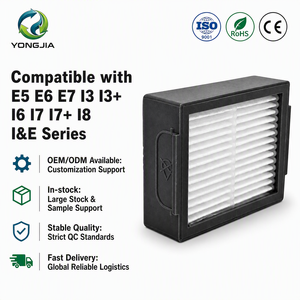 Filtros Reutilizables para Aspiradoras Robóticas Hepa Fit iRobot <span class=keywords><strong>Roomba</strong></span> E5-E8 I3-I3+ Plus <span class=keywords><strong>Serie</strong></span> I&<span class=keywords><strong>E</strong></span>, Disponibles para Entrega Rápida - Product Image 1