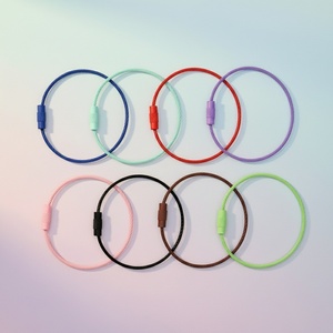 YIWANG - Llaveros de Cable de Acero Inoxidable de 150 mm con Cierre de Rosca y Recubrimiento Colorido - Product Image 1