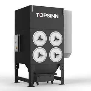 Filtro colector de desechos de polvo de acero TOPSINN para máquina de corte por láser