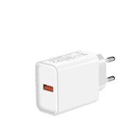 Adaptateur secteur USB-A GaN 15W PD 3.0 100-240V avec large compatibilité et protection de sécurité pour smartphones, tablettes et voyages