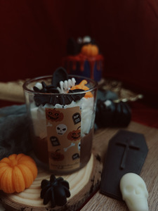 No se puede perder el tema de Halloween Nuevo diseño Combinación Cera de soja natural Vela perfumada hecha a mano Vela de tarro - Product Image 4