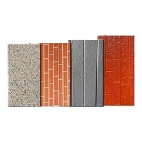 Panneau sandwich métallique imperméable personnalisable pour les projets de décoration murale extérieure des bâtiments commerciaux