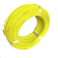 Fil de chauffage isolé en caoutchouc et fibre de verre, 10 mètres, 3122, fibre de verre, résistant à la chaleur, QFR3122