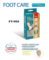 Coussinets de protection en silicone durables pour l'avant-pied, pour un confort quotidien lors de la marche FT-501