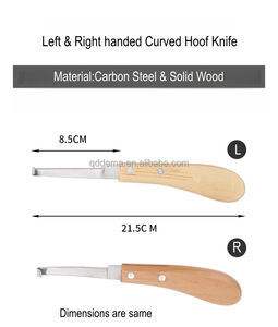 नए पशु चिकित्सा उपकरण मवेशियों के साथ त्रिमर चाकू ट्रिमिंग उपकरण हैंडमेड चाकू घोड़े की देखभाल पशु चिकित्सा का उपयोग - Product Image 4