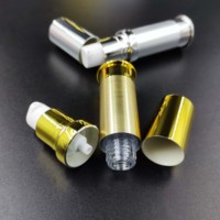 Flacon cosmétique liquide de 5 ml, 10 ml, 15 ml en gros avec couvercle, flacon de lotion sans air en PP, fournisseurs, usine personnalisée PPWR