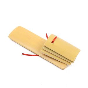 Claquettes en bambou et en bois pour l'entraînement à la prise de parole des enfants, claquettes en bambou pour débutants. - Product Image 5