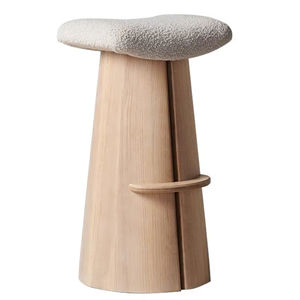 Silla de Bar de madera maciza creativa nórdica diseño moderno <span class=keywords><strong>para</strong></span> el hogar Hotel Club Oficina recepción taburete alto <span class=keywords><strong>para</strong></span> sala de estar - Product Image 1