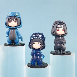 Figurines d'action en PVC, ornements de <span class=keywords><strong>voiture</strong></span>, figurines de dessins animés, animaux ninjas, boîtes mystères tendance, collection de figurines d'action, jouets personnalisables - Product Image 4