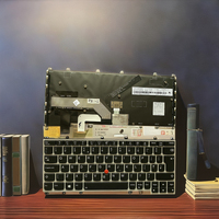 Teclado con diseño de EE. UU. Para LENOVO IBM ThinkPad X1 Carbon Gen 3 2015 SN20G18565 Teclado árabe con diseño de EE. UU.