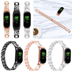 Cinturino in metallo con strass per gioielli di moda per Xiaomi <span class=keywords><strong>Mi</strong></span> <span class=keywords><strong>Band</strong></span> <span class=keywords><strong>5</strong></span> - Product Image 2