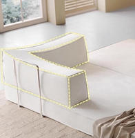 Sofá Cama de Espuma Comprimida, Juego de Sofás Cuadrados para Apartamento o Villa, Sofá Plegable Moderno de 3 Plazas, Hecho en China, Tanzuo en Oferta