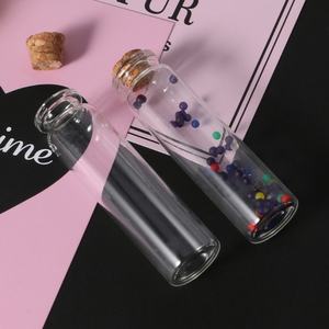 ขวดแก้วขนาดเล็กพร้อมจุกไม้ก๊อก 3.4 ออนซ์ ขวดมินิพร้อมฝาปิดสำหรับของชำร่วยงานปาร์ตี้ งานแต่งงาน ขวดใส่คำอธิษฐาน - Product Image 5