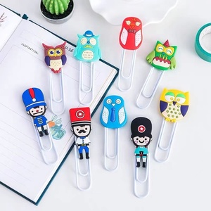 Tùy Chỉnh Khuyến Mại Quà Tặng Cao Su Bookmark Khác Nhau Đáng Yêu Thiết Kế Mềm PVC Nhân Vật Kẹp Giấy - Product Image 4
