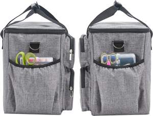 Muestra gratuita: Bolsa multiusos con varios compartimentos para guardar la mayoría de las máquinas de coser comunes. - Product Image 5