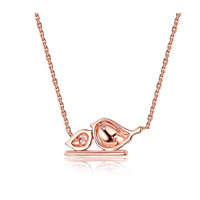 Collier oiseau en argent sterling 925 de haute qualité
