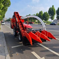 Moissonneuse-batteuse à maïs 3 rangs avec système de décorticage et d'épluchage secondaire haute efficacité