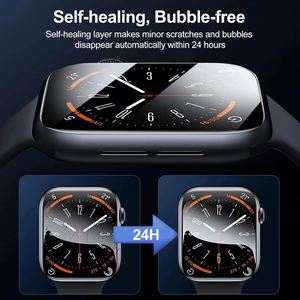 Protection d'écran TPU personnalisée en usine pour Apple Watch Series 12 46mm 42mm 40/44mm, boîte magique 3D pour montre connectée, installation facile sans poussière - Product Image 2