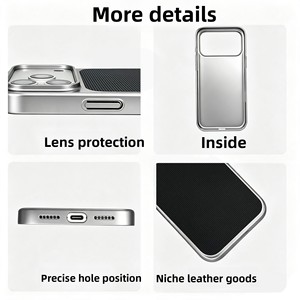 Nouvelle coque de téléphone antidérapante à motif triangulaire pour iPhone 17 Pro/16 Pro, légère et mate, compatible avec Apple 18 Pro Max - Product Image 4