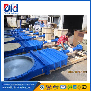 Didlink <span class=keywords><strong>kitz</strong></span> <span class=keywords><strong>วาล์ว</strong></span>ประตูมีด SS316 ANSI แบบแมนนวลทำจากสเตนเลสสตีล PN10สื่อน้ำ DN50-DN1200อุณหภูมิต่ำ - Product Image 3