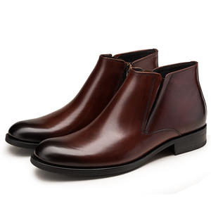 Botas Chelsea de Cuero para Hombre, Estilo Inglés, con Grabado, de Piel Vacuna, para Vestimenta Formal de Negocios - Product Image 6