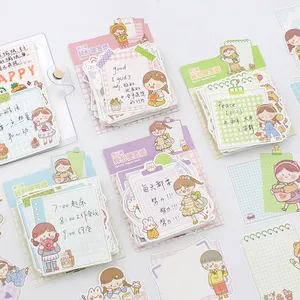 Sticky Notes Miss Sweet Reusable Creative Sticky Notes Kawaii Cartoon Design Made In China Wholesale