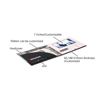 Livre vidéo OEM 2.4 "4.3" 5 "7" 10.1 "Brochure vidéo sur écran LCD Carte de vœux pour client VIP